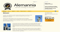 Desktop Screenshot of alemanniasociety.org